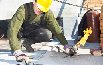 Priory Green flat roof construction